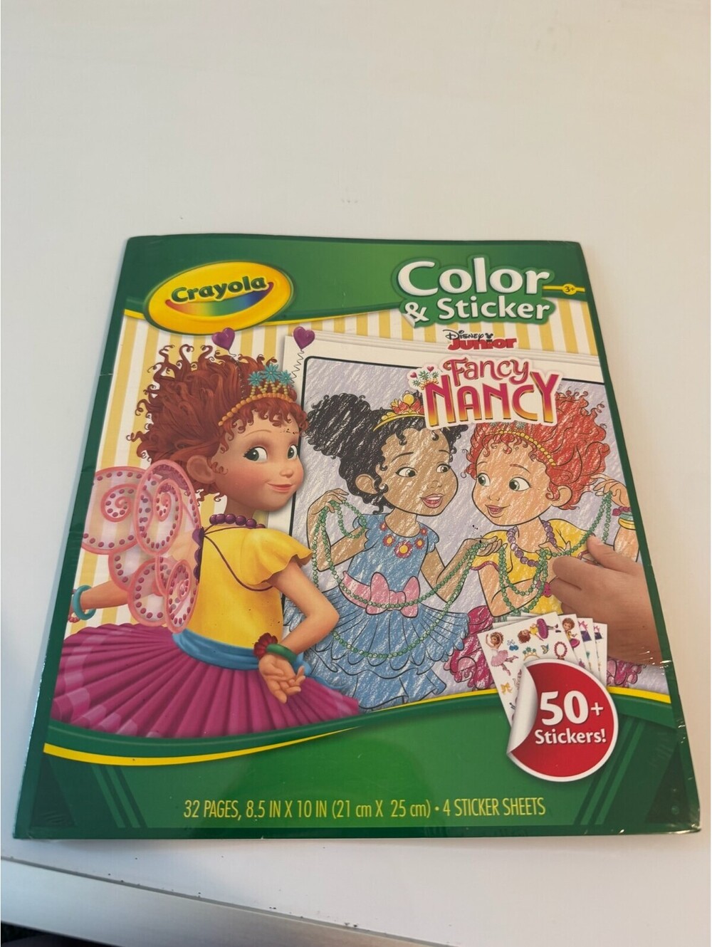 NWT Fancy Nancy Crayola Color and Sticker Book